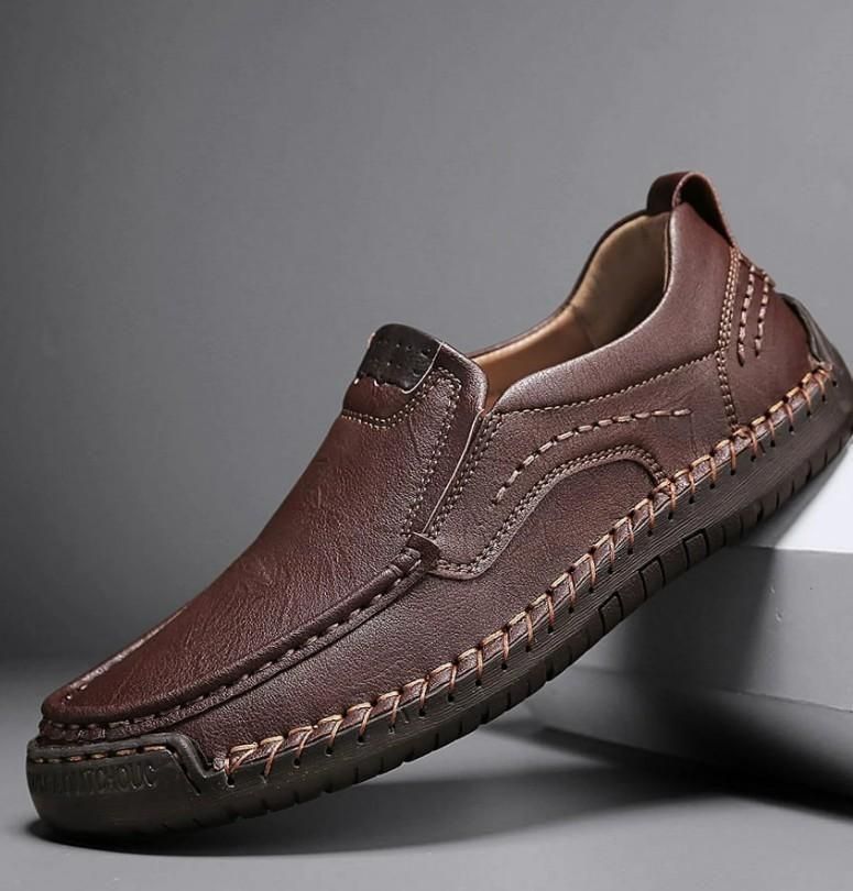 Men's Stitching Breathable Anti-skid Slip On Shoes