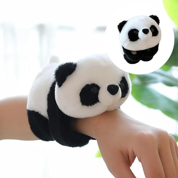Unisex  Stuffed Animal Slap Bracelets Plush Panda