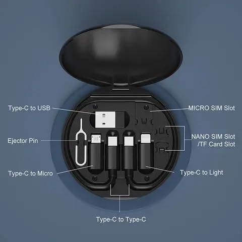 Fast Charging Travel Cabel Set